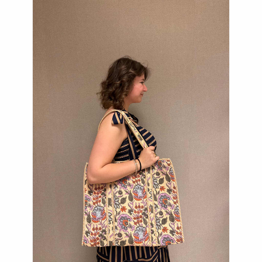 Tas Beige Floral