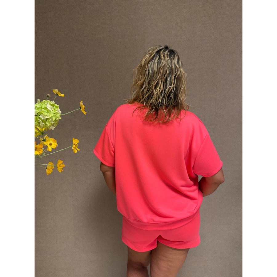 Pak Soho in neon roze kleur voor dames