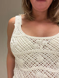 Crochet Top Ecru