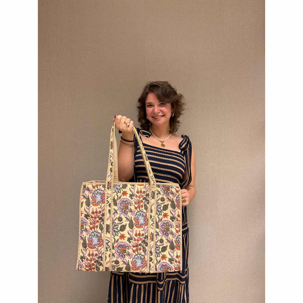 Tas Beige Floral