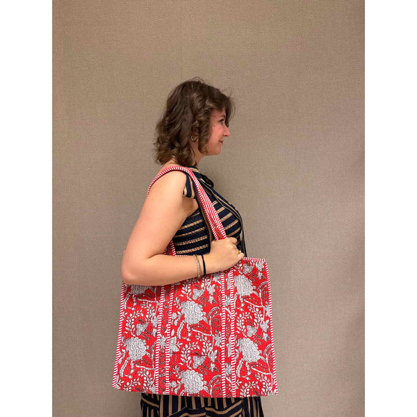 Tas Rood Bloem