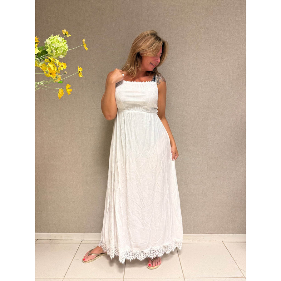 Witte Cici jurk voor dames, elegante en stijlvolle look