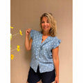 Top Stip Roezel voor dames in vrolijk gestipte print