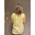 Blouse Flower - Geel