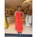 Jurk Ruffle Oranje
